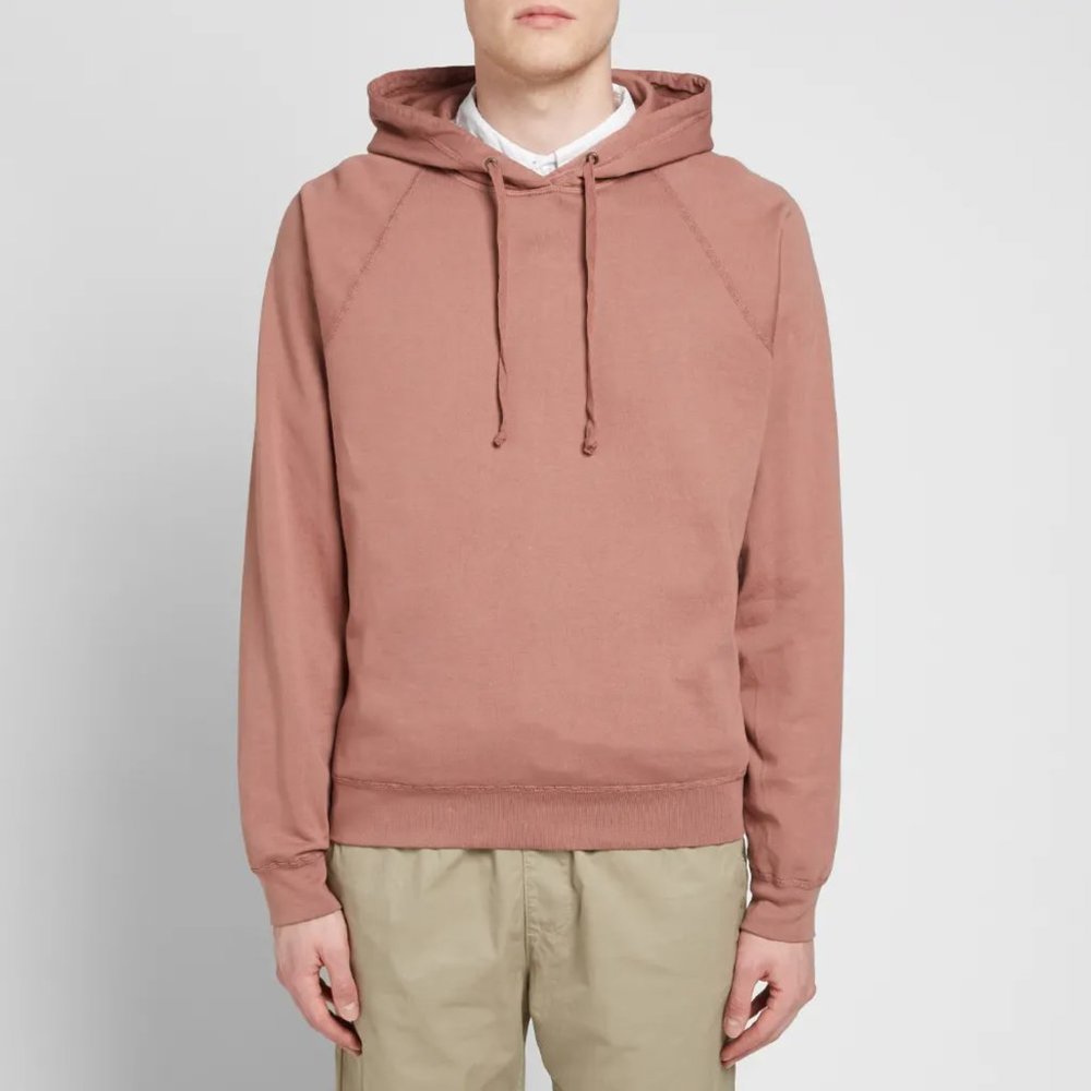 Save Khaki United L/S SUPIMA PULLOVER HOODED SWEATSHIRT Medium
